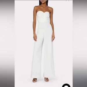 Milly Evana Cady Strapless Jumpsuit